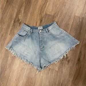 Denim shorts